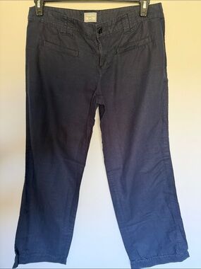 Converse One Star Navy Linen Pants